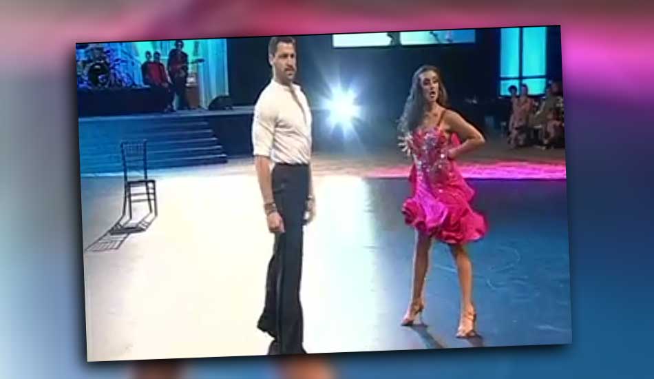 Celebrity Dancers Maksim Chmerkovskiy and Afton DelGrosso